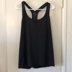 Black Razor Back Workout Tank